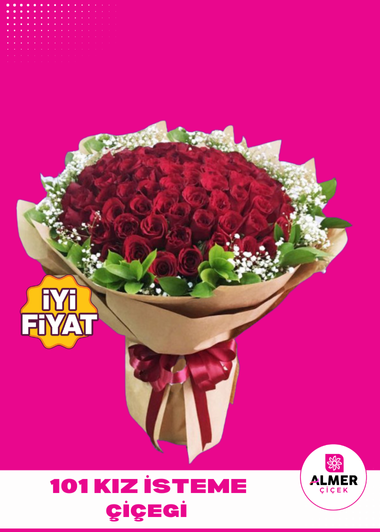 Kız İsteme 101 Buketi