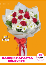Papatya ve Gül Buketi