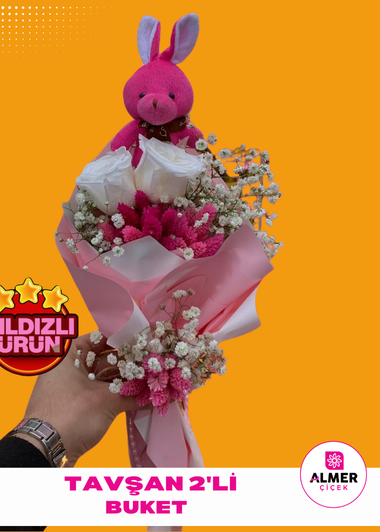 Tavşan 2'li Gül